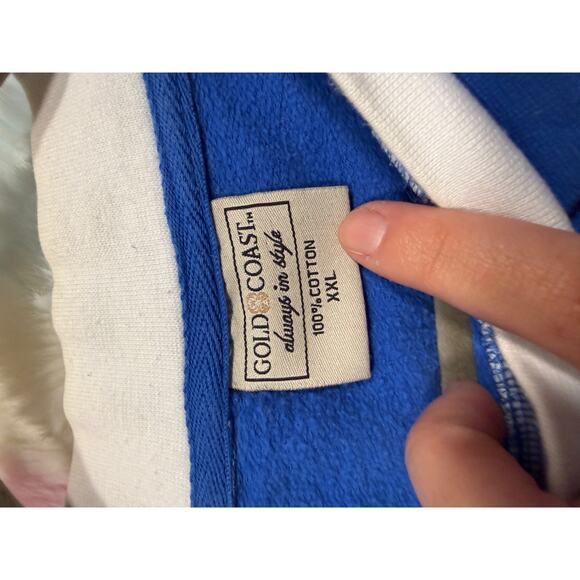 Vintage Gold Coast Embroidered Butterfly Sweatshirt XXL EUC - Picture 5 of 9